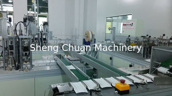 Mask Blank Making Machine automatic ultrasonic non woven face mask blank making line with PLC control and adjustable tension system