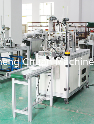 Automatic head handing mask ear loop sealing making machine