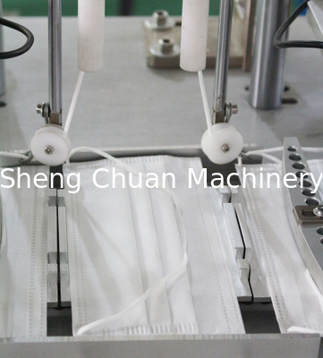 Automatic head handing mask ear loop sealing making machine