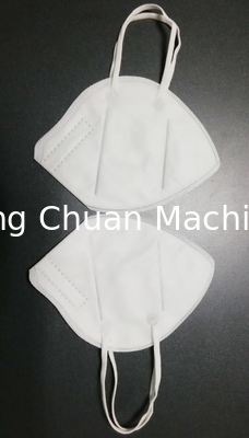 Automatic Ultrasoinc PLC Control Folding Mask Making Machine