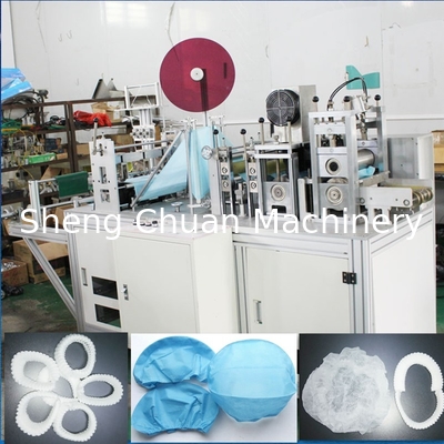 Automatic Colorful Disposable Bouffant Cap Making Machine