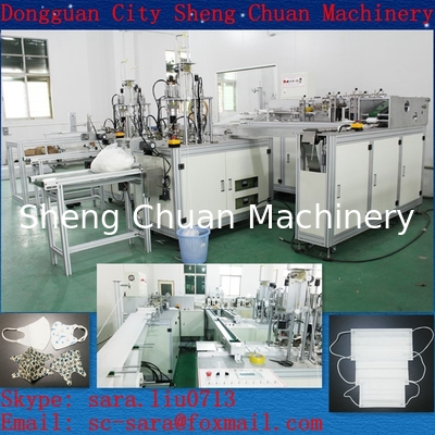 Ultrasonic full automatic face mask making machine